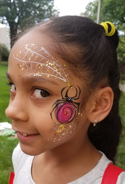 christmas lights face painting
